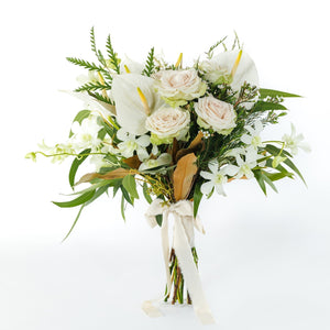 WB-33 ホワイト&ベージュのリゾートクラッチ