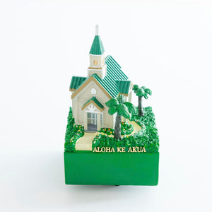 オルゴール付ミニチュアチャペル ザ・プライベート・ガーデン アロハ・ケ・アクア チャペル