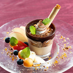 エスプレッソのムース アーモンドのプラリネ