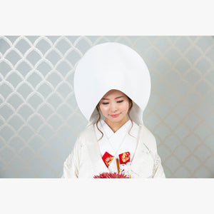 洋髪綿帽子レンタル(白)
