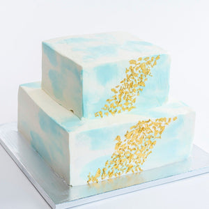 【Step3】クリームの色:マーブル(ブルー)