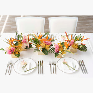 花器:ゴールド系