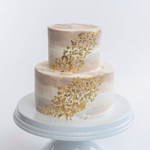 【Step3】クリームの色:マーブル(チョコ)