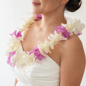 生花レイ モカラオーキッド(パープル)