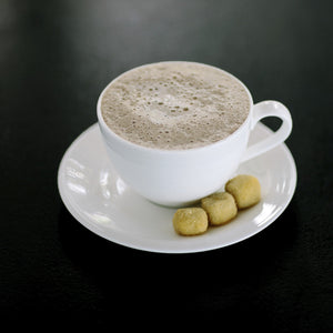 マッシュルームクリームスープ トリュフオイルで風味を付けて