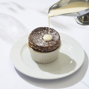 ミッシェルズ特製 チョコレートスフレ アングレーズソース