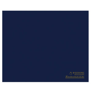 表紙デザイン:レザータイプ(ネイビー無地)