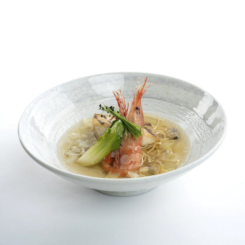 白身魚の炭火焼 出汁と魚介の旨みで仕上げたスープ仕立て