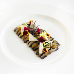 ポルトベロカルパッチョ オレンジバニラソース添え