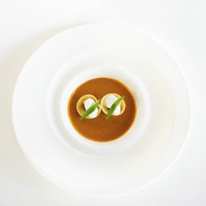 ロブスターラビオリのビスクスープ