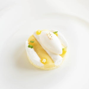 パイナップルムースクリーム ココナッツパンナコッタとソルベ