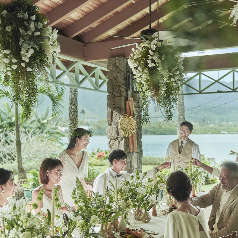 [スマートプラン] [チャペルW] アロハ･ケ･アクア チャペル モアニ･ガーデン･パーティ･ウェディング