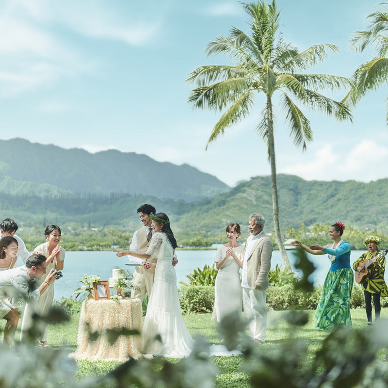 [スマートプラン] [チャペルW] アロハ･ケ･アクア チャペル モアニ･ガーデン･パーティ･ウェディング