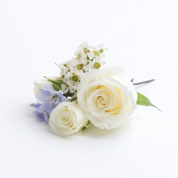 ブーケとお揃いのヘッドピースMIH-18ムードインブルー