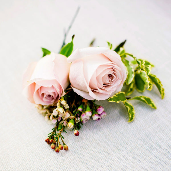 ブーケとお揃いのヘッドピースMIH-21 エレガンスモーブ