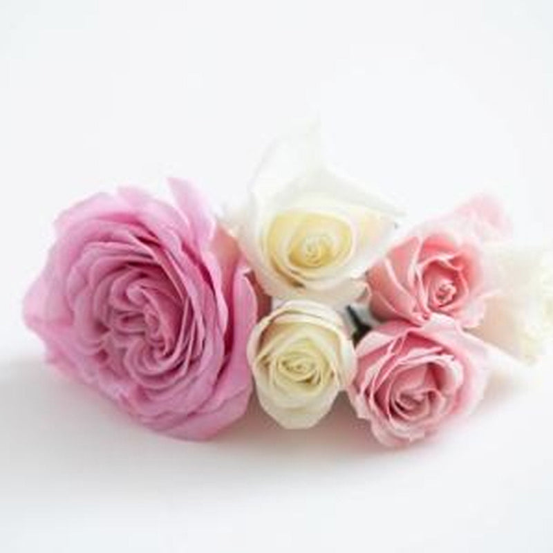 ブーケとお揃いのヘッドピースMIH-27スウィート・ベガのクラッチ