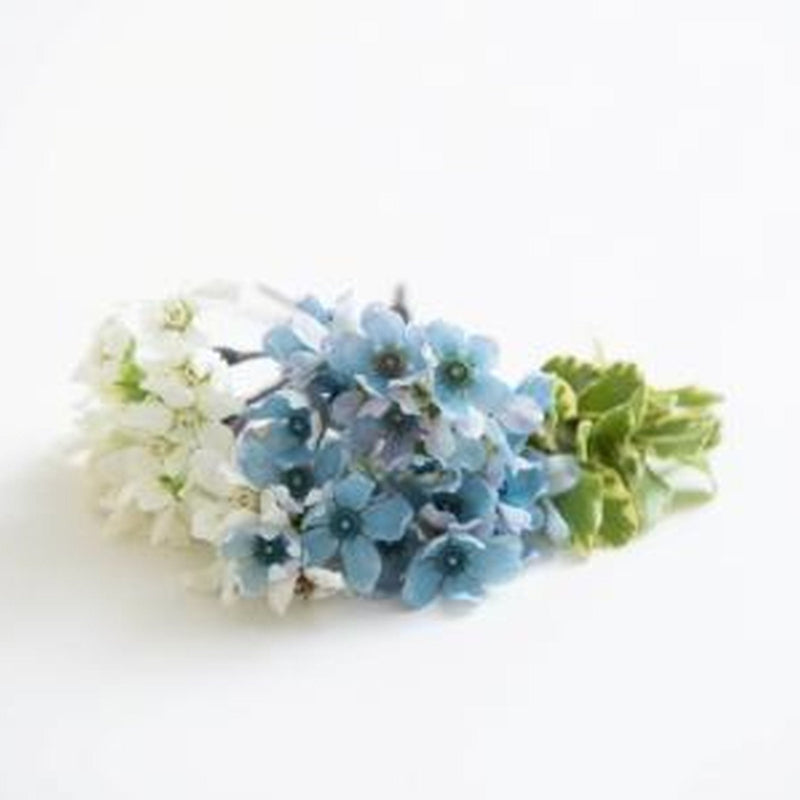 ブーケとお揃いのヘッドピースMIH-28 ブルーアスターリース