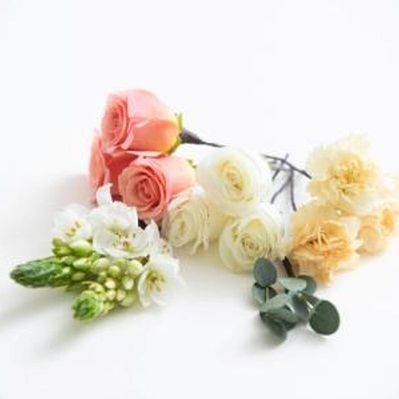 ブーケとお揃いのヘッドピースMIH-30 サンライト･ブリーズのキャスケード