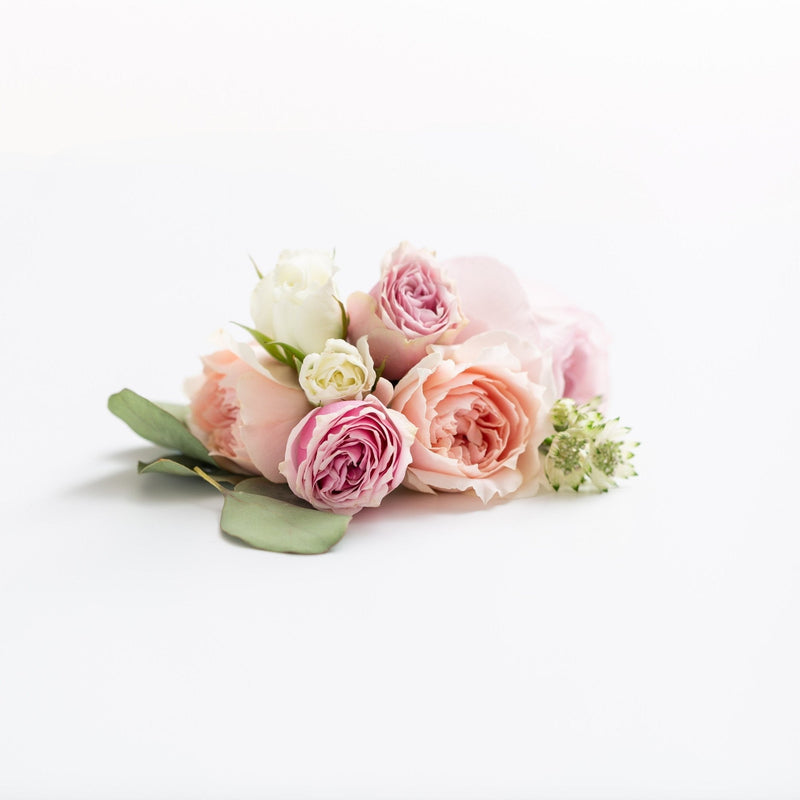 ブーケとお揃いのヘッドピースMIH-32ロマンティックピンク